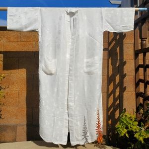 VINTAGE JAPANESE HANDSTITCHED TRADITIONAL SILK KIMONO